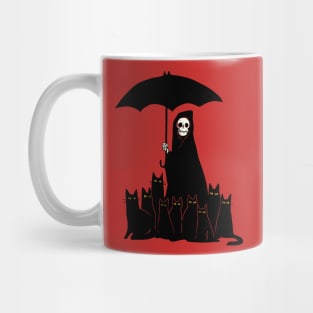 Death and cats Mug